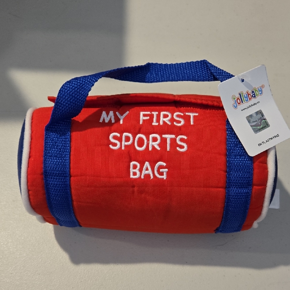 Jollybaby Red Sports Bag Toy, Nwt